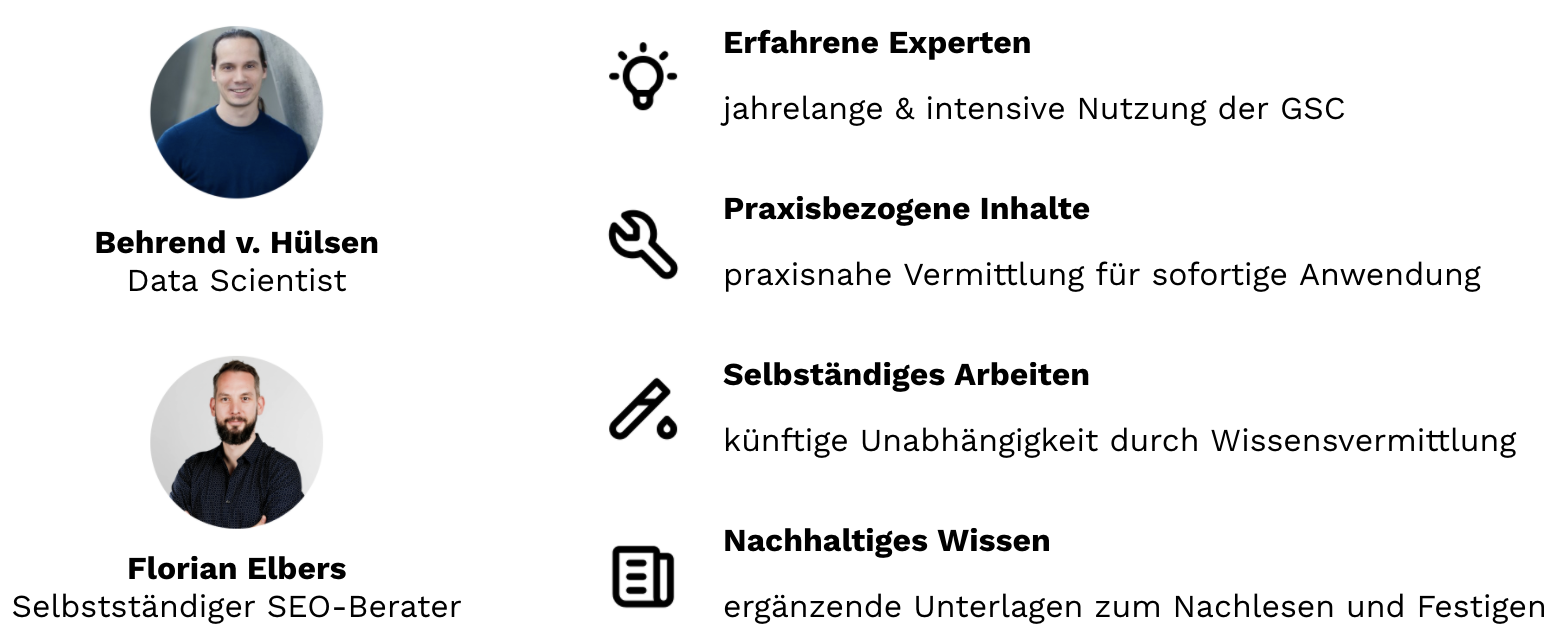 Google Search ConsoleSeminar in Hamburg Wingmen Online Marketing